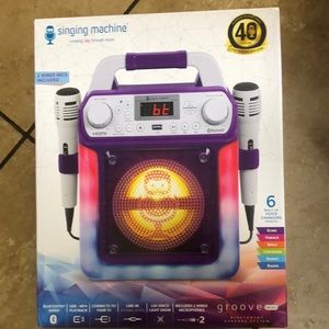 Groove mini singing machine. Bluetooth Karaoke system